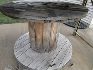 lot 34 image: Wooden Spool