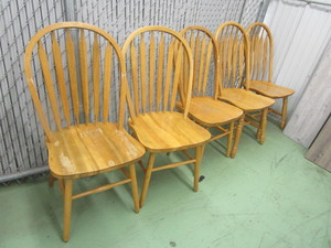 lot 47 image: Bentwood Slatback Chairs