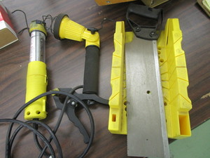 lot 62 image: Miter Box, Shop Lights