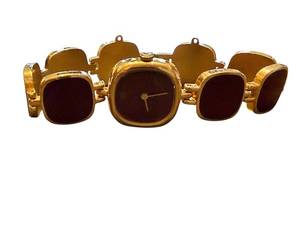 lot 11 image: Ladies Jules Rolle Paris Gold Tone Bracelet Wristwatch