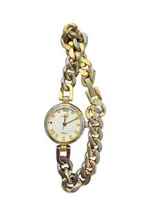 lot 24 image: Cartier Paris Swiss Quartz Ladies Watch with Gold and Silver-Tone Chain Bracelet