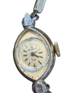 lot 102 image: Helbros Ladies Vintage Wristwatch with Metal Band
