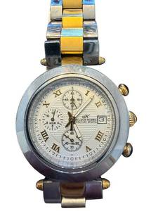 lot 104 image: Klaus-Kobec Couture Sports Chronograph Watch Two-Tone Steel Bracelet