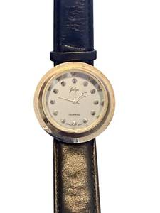 lot 114 image: Jalga Quartz Wristwatch with Black Leather Strap