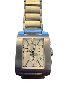 lot 127 image: Montblanc Stainless Steel Chronograph Wristwatch