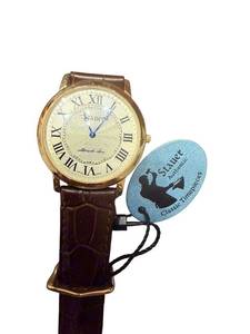 lot 140 image: Stauer Classic Timepieces Mens Watch with Brown Leather Strap