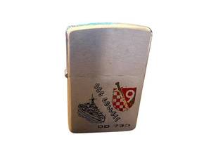 lot 179 image: Vintage Zippo Lighter USS Collett DD 730 Navy Collectible