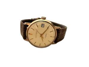 lot 209 image: Sekonda 17 Jewels Wristwatch with Brown Leather Strap