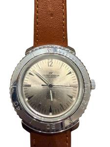 lot 210 image: Cardi Vostok Russia Mens Wristwatch with Brown Leather Band
