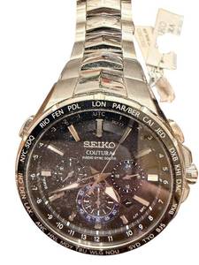 lot 220 image: Seiko Coutura Radio Sync Solar Stainless Steel Watch with Tags