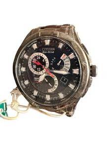 lot 222 image: Citizen Eco-Drive Radio Controlled Stainless Steel Watch