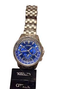 lot 230 image: Citizen Eco-Drive Blue Dial Stainless Steel Mens Watch