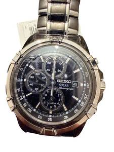 lot 234 image: Seiko SSC143 Stainless Steel Solar Chronograph Watch with Original Tag