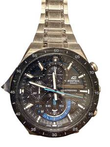 lot 235 image: Casio Edifice EQS920DB-1BV Solar Powered Stainless Steel Watch