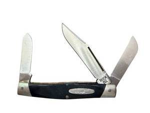 lot 251 image: Buck 301 Stockman Folding Pocket Knife with Black Handle