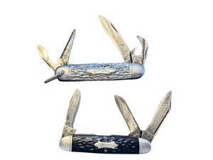 lot 263 image: Lot of 2 Vintage Camillus and Kamp King Pocket Knives