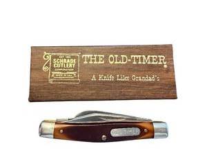 lot 284 image: Old Timer 34OT Folding Pocket Knife with Original Box