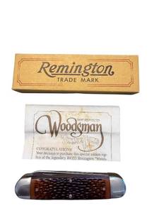 lot 287 image: Remington R4353 Woodsman Bullet Knife with Box and Paperwork