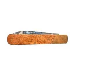 lot 327 image: Stanley Folding Pocket Knife with Wooden Handle