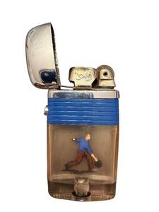 lot 348 image: Vintage Bowling Theme Sportsman Lighter by Scripto