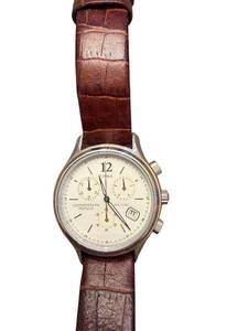 lot 350 image: Timex Chronograph Wristwatch with Leather Strap
