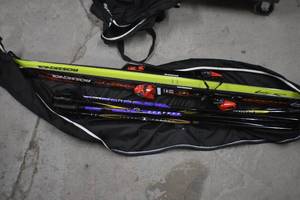 Cross country skis and boots