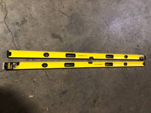 lot 26 image: Lot of Stanley FATMAX 72 in. Non-Magnetic Aluminum Box Level    Customer Returns See Pictures