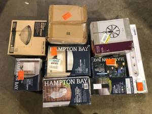 lot 52 image: Lot of assorted Lighting various brands models and conditions customer returns see pictures