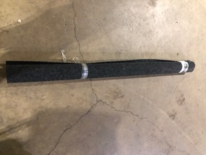 lot 5 image: 8 ft. x 10 ft. Gray Wide Wale IndoorOutdoor Multipurpose Rug Customer Returns See Pictures