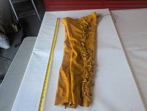lot 9 image: Authentic tanned Buckskin Pants - another hard to find super cool item you wont find anywhere else