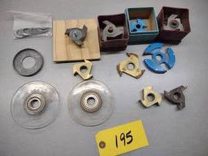 lot 195 image: Shaper Cutters...