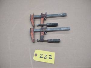 lot 222 image: (2) Jorgensen 6 Bar Clamps...
