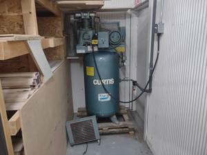 lot 196A image: Curtis Air Compressor, 5 hp, 230 Vo...