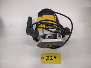 lot 229 image: Dewalt Plunge Router, Model DW615...
