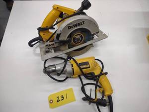 lot 231 image: Circular Saw & Drill...
