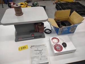 lot 233 image: Ryobi Oscillating Spindle Sander wi...