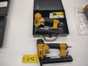 lot 242 image: (2) Bostitch BT35B Brad Nailers...