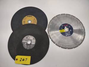 lot 267 image: (3) 14 Blades...