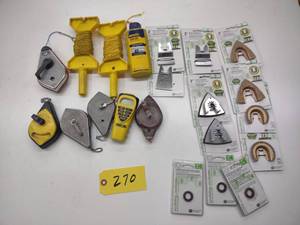 lot 270 image: Chalk Lines & Oscillating Tool Acce...