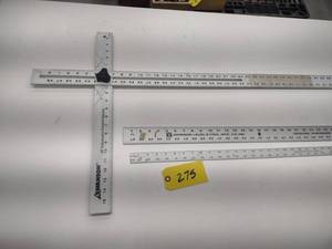 lot 275 image: T-Square & Straight Edges...