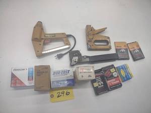 lot 296 image: Staplers & Staples...