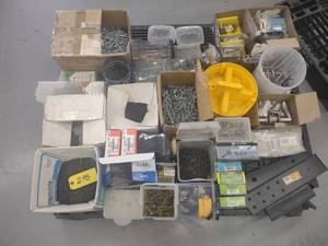 lot 298 image: Assorted Hardware on Pallet...