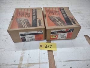 lot 317 image: (2) Boxes Various 2 Strip Nails...