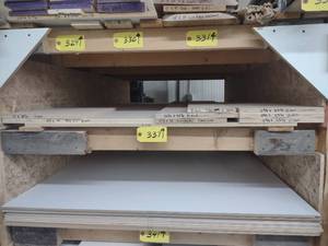 lot 337 image: 34 Birch AB Sheet Goods...