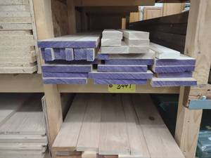 lot 344 image: Approx. 60 BF 1316 Select Hickory...