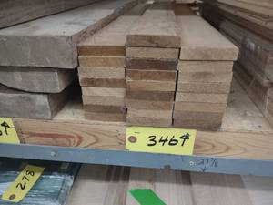 lot 346 image: Approx. (25) Pieces 58x3x34 Redwoo...