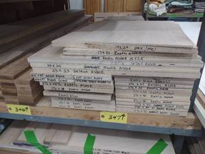 lot 347 image: 34 Rustic & Select Alder...