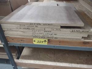 lot 354 image: 34 Walnut Sheet Drops...