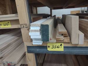 lot 356 image: 1x3 Primed Board, Various Drops...