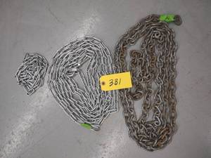 lot 381 image: (3) Chains...